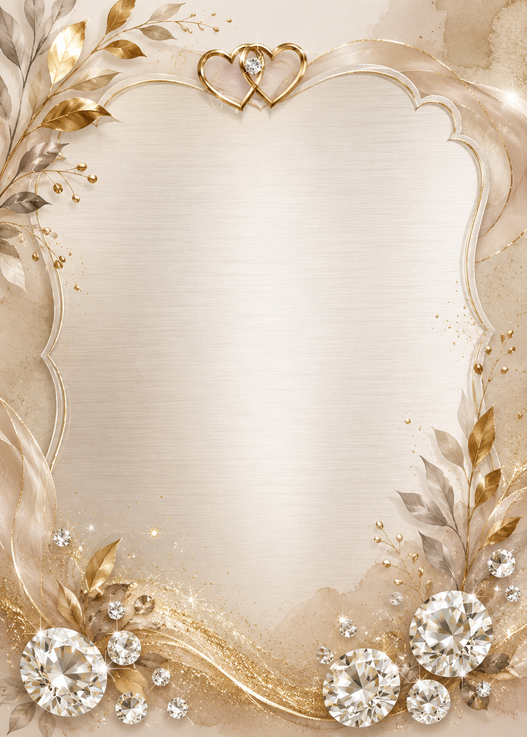 Forever Yours invitation template preview