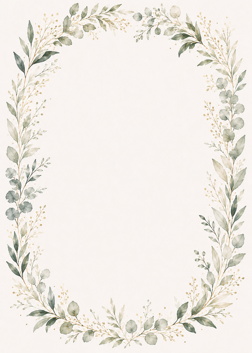 Laurel Love invitation template preview
