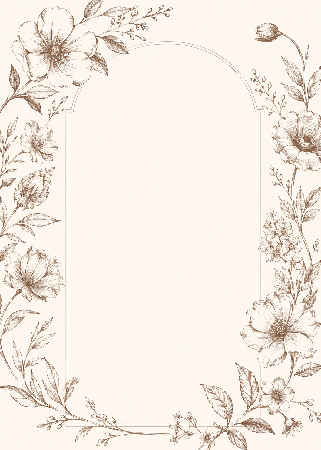 Botanical Garden invitation template preview