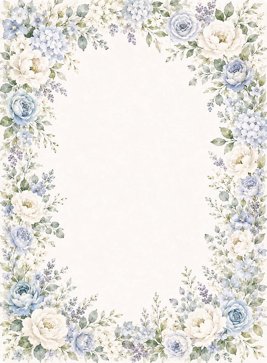 Something in Bloom invitation template preview