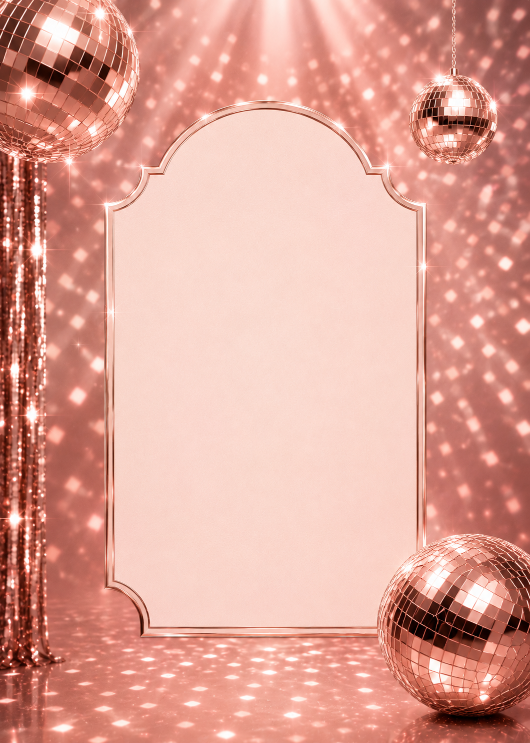 Disco invitation template preview