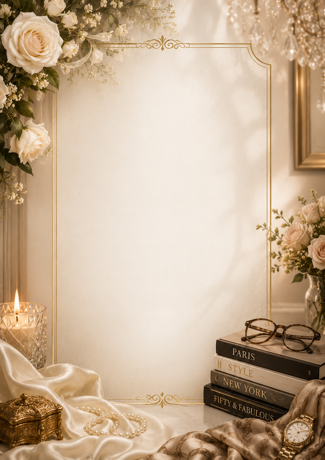 Timeless Elegance invitation template preview