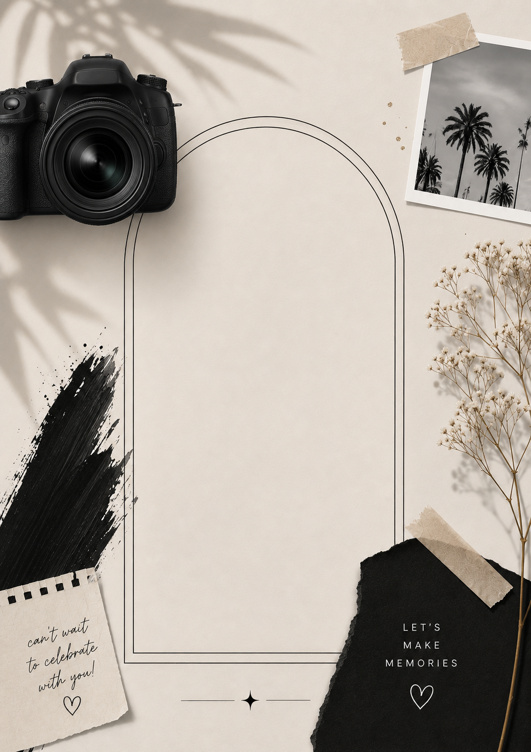 Modern invitation template preview