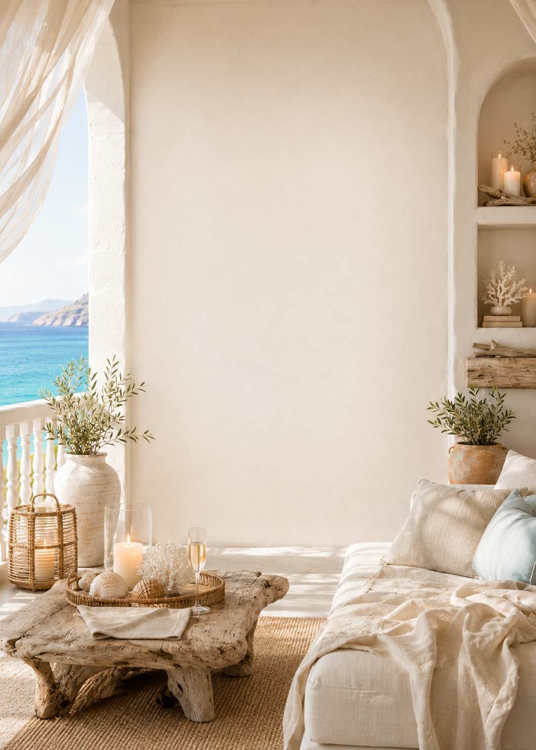 Coastal Escape invitation template preview
